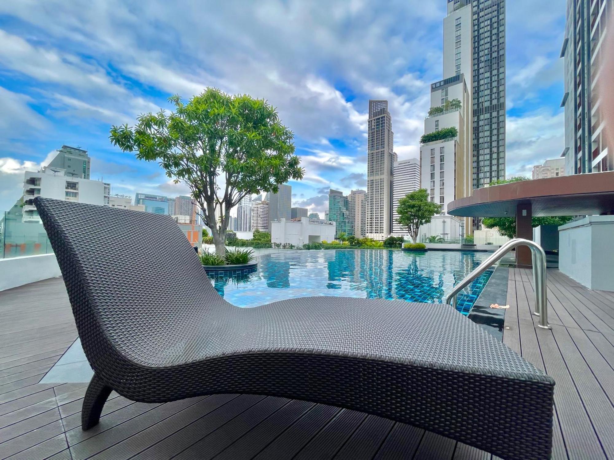 Cozy Studio Walk To Bts Free Wi-Fi Great Location Bangkok Kültér fotó